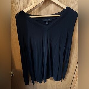 Lane Bryant Women's Classic Black Long Sleeve Top